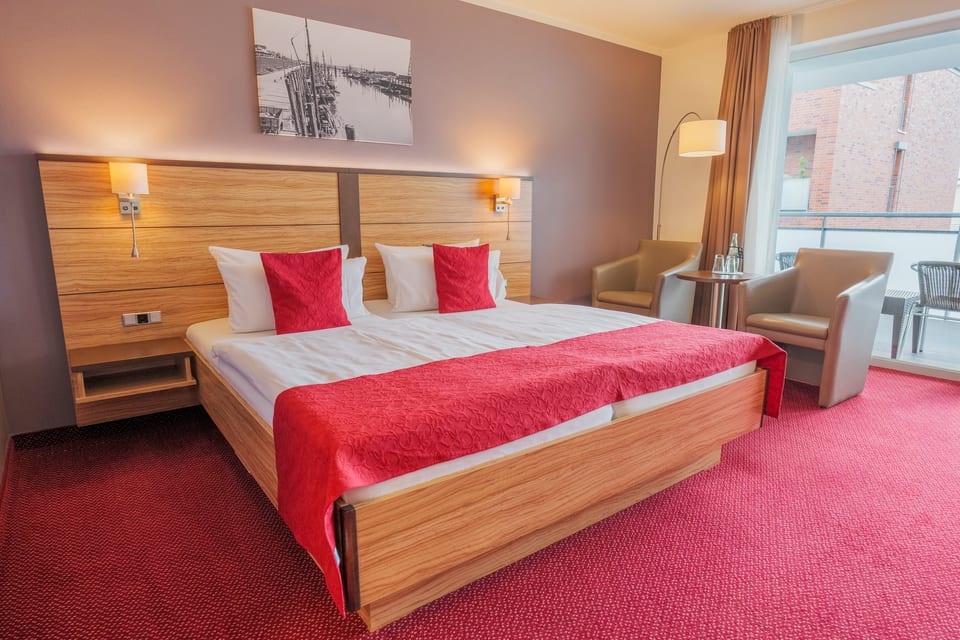 Doppelzimmer Steuermann im Hotel Hafen Büsum