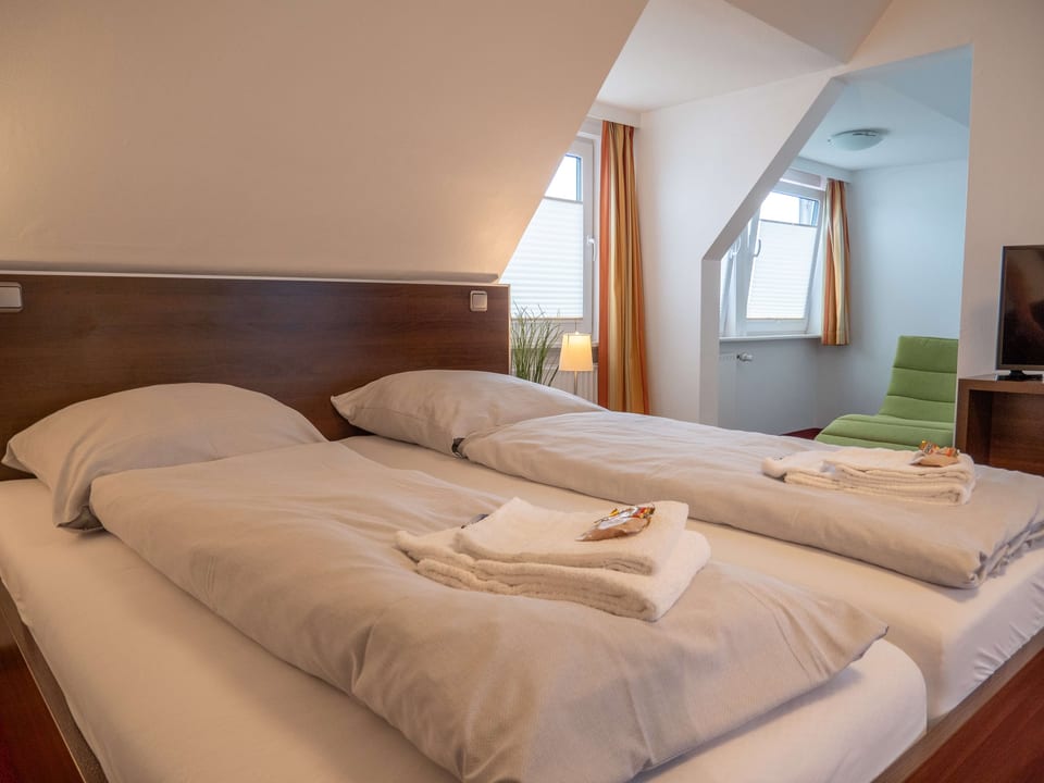 Doppelzimmer im Hotel Seedeich